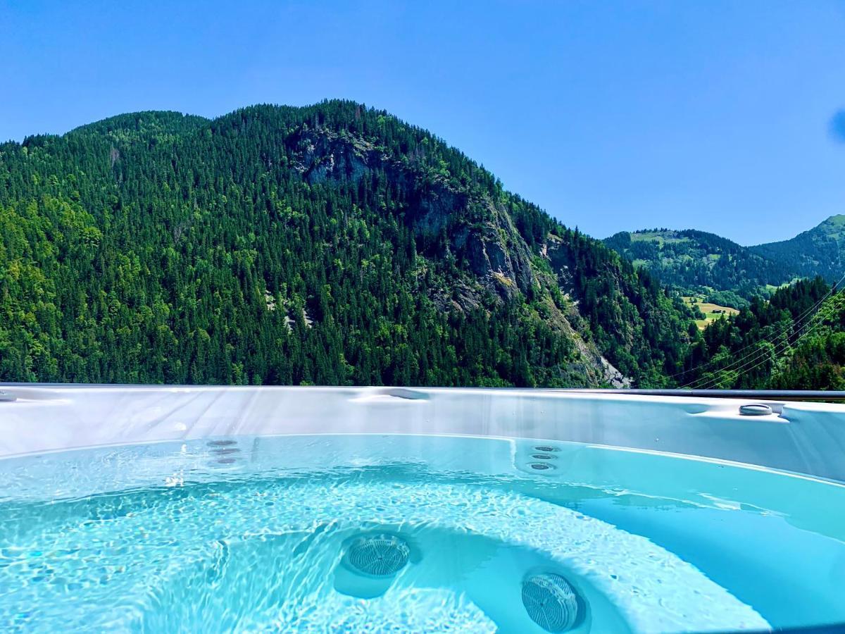 Chalet Du Champel Jacuzzi Saint-Gervais-les-Bains Eksteriør billede